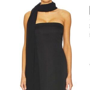 Casa Clara Tahlia Chiffon Scarf in Black